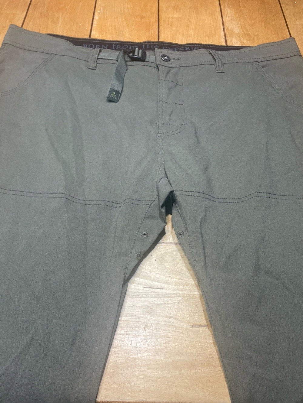 Prana Stretch Zion Cargo Pants Olive Green Size 40x32 Hiking Gorpcore MINT!!!